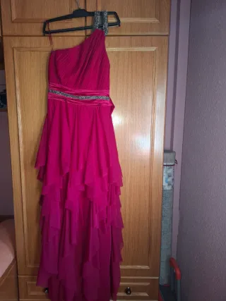 Vestido fiesta corte imperio
