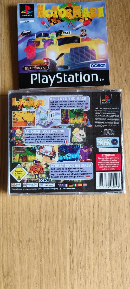 Motor Mash PS1 PAL