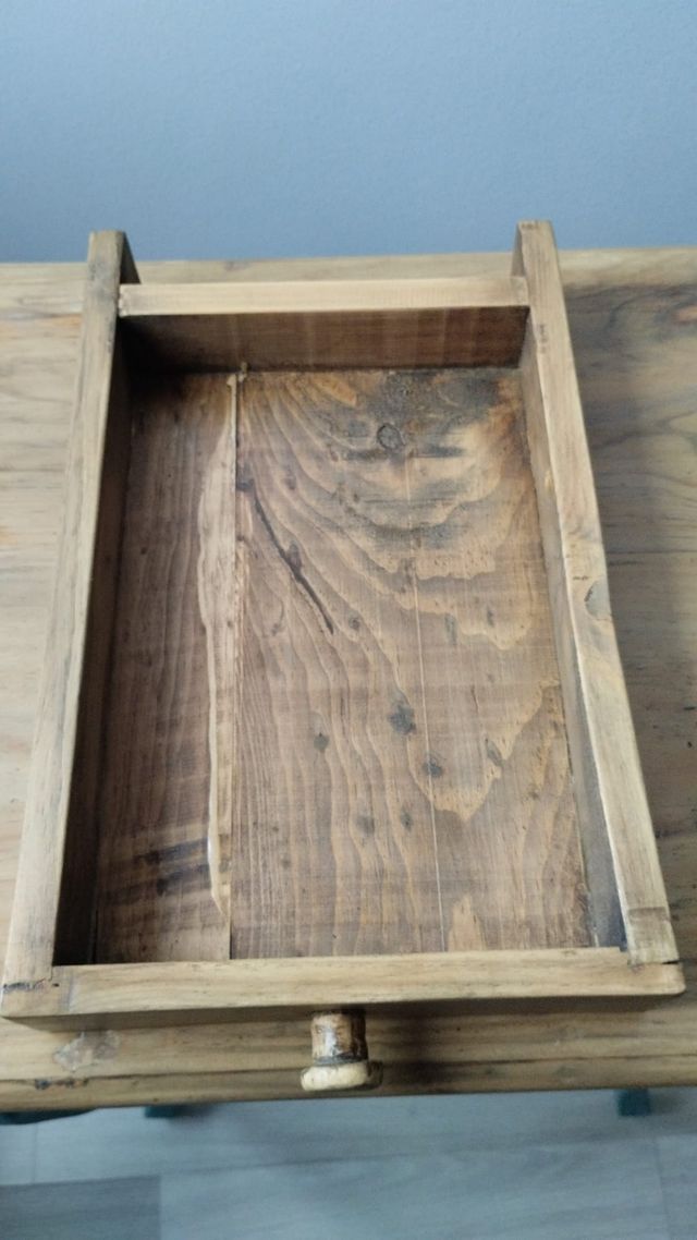 Consola ingresso in legno antico restaurata