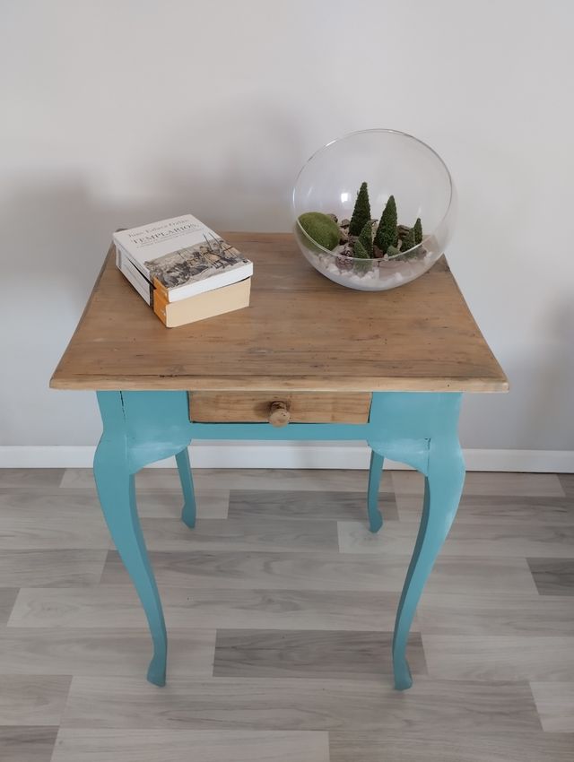 Consola ingresso in legno antico restaurata