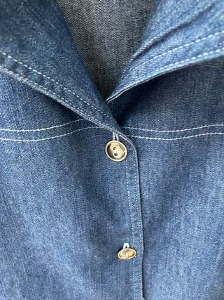 Camisa vaquera manga corta