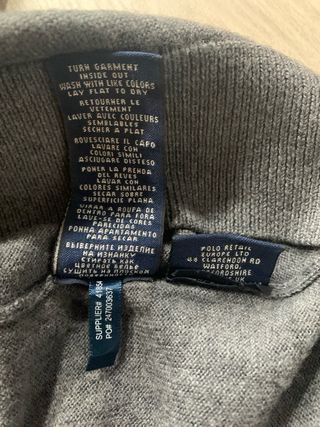 Jersey Ralph Lauren Gris 