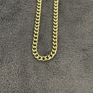 Cadena Cubana Oro Laminado Hombre