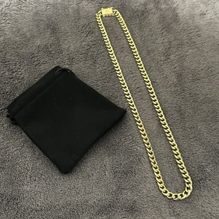 Cadena Cubana Oro Laminado Hombre