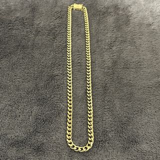 Cadena Cubana Oro Laminado Hombre
