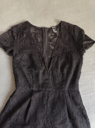 Mono corto encaje negro