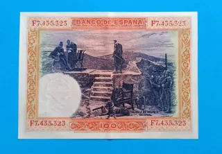 SC- 100 Pesetas 1925 crujiente todo su apresto 