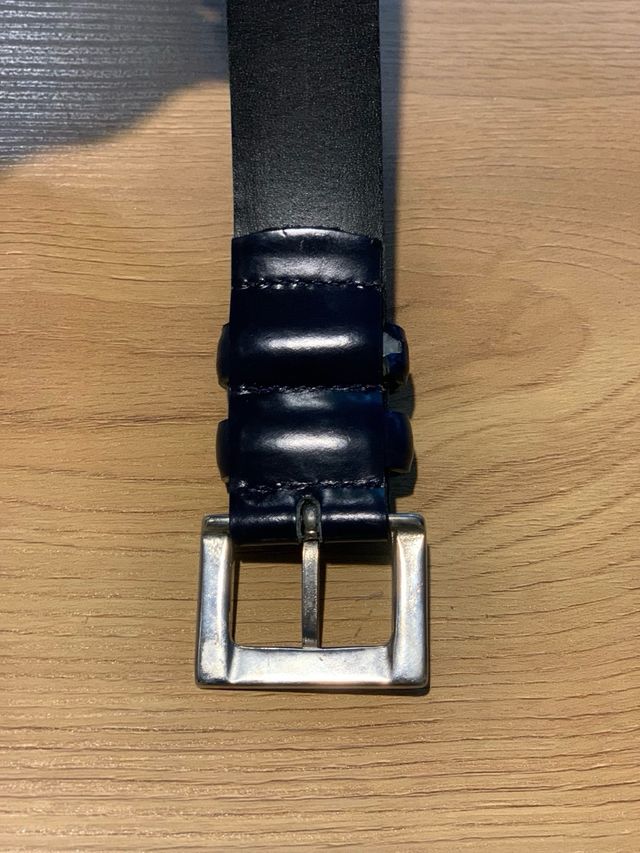 Cinturón Roberto Bellido azul piel