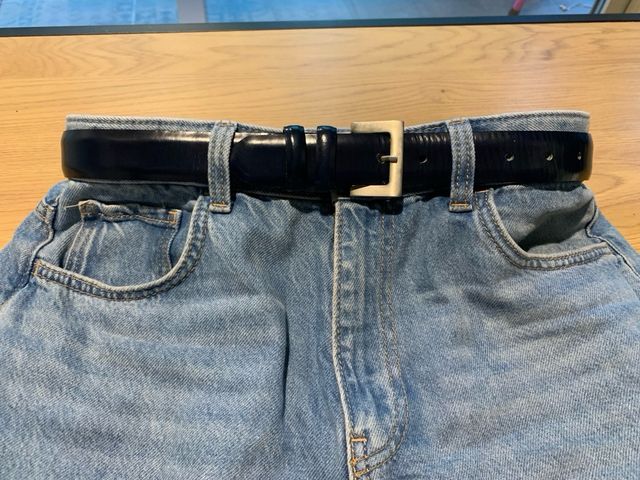 Cinturón Roberto Bellido azul piel