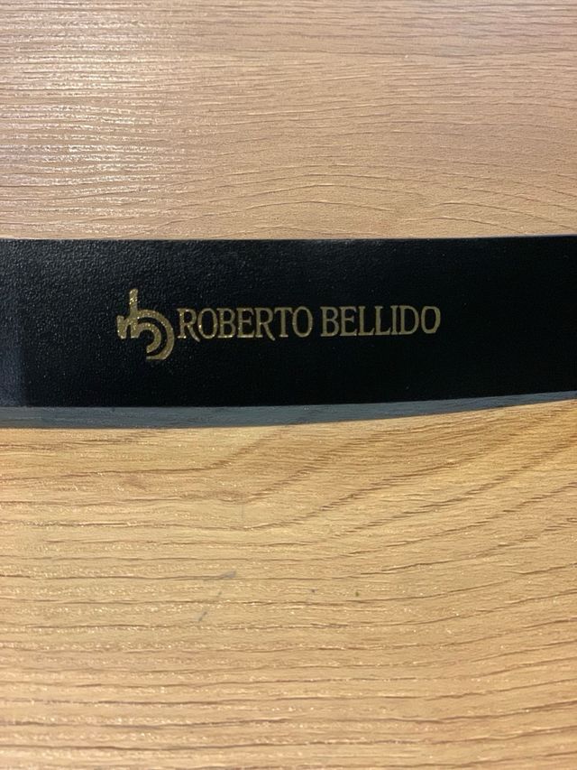 Cinturón Roberto Bellido azul piel