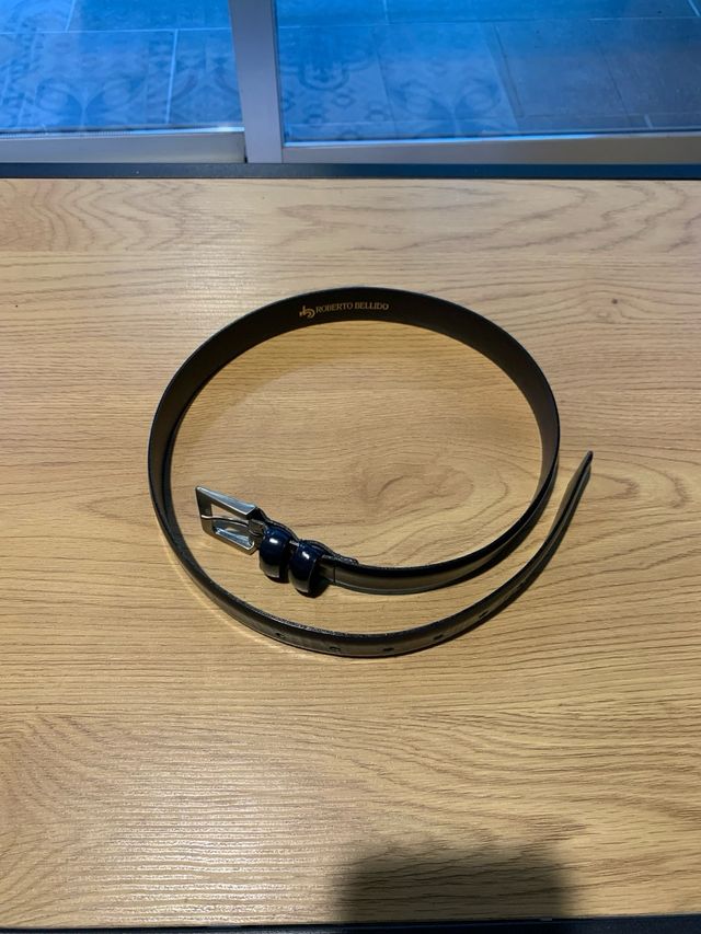 Cinturón Roberto Bellido azul piel