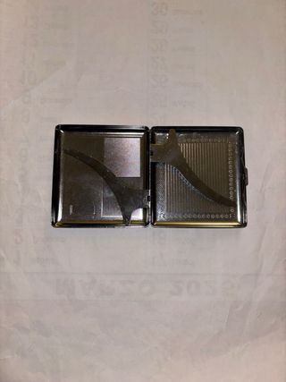 Porta Sigarette COME NUOVO In Metallo Unisex Da 20