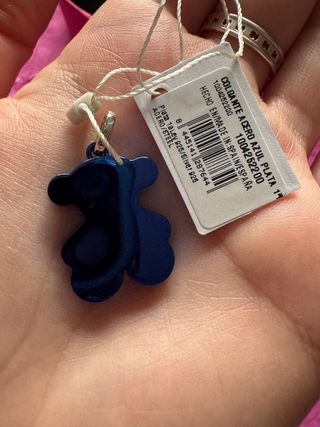 Colgante Tous Oso Azul