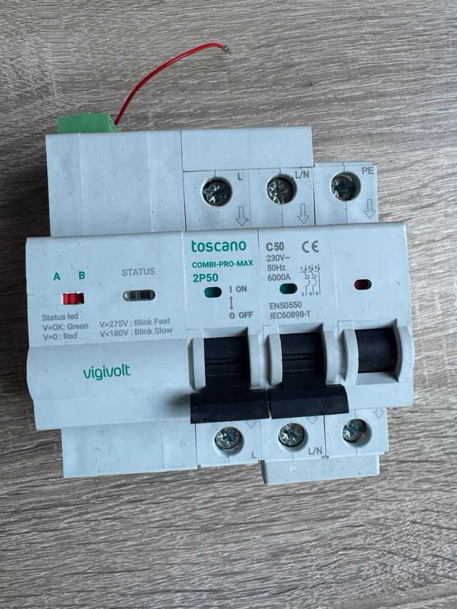 Toscano Combi-Pro-Max 2P50 Interruptor 