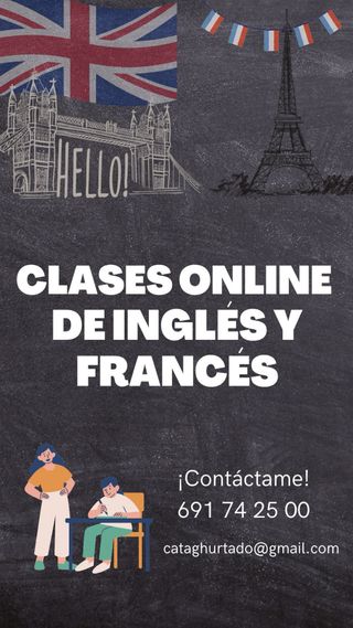Clases online de Inglés y Francés