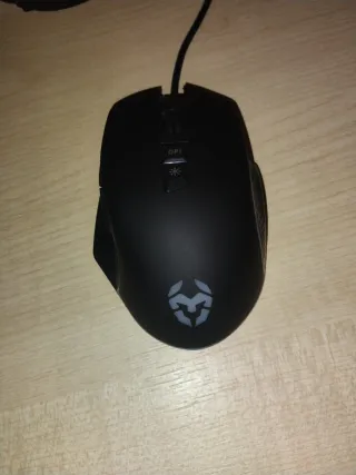 Ratón Gaming con Cable Negro rgb