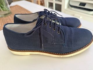 Zapatos niño comunión azul
