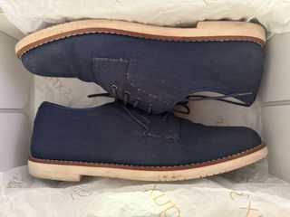 Zapatos niño comunión azul