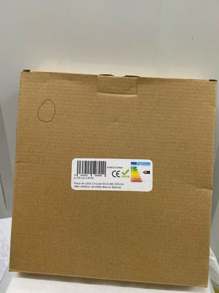 Placa LED Circular 225mm 18W Nueva