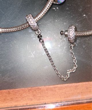 Cadena de seguridad Pandora plata