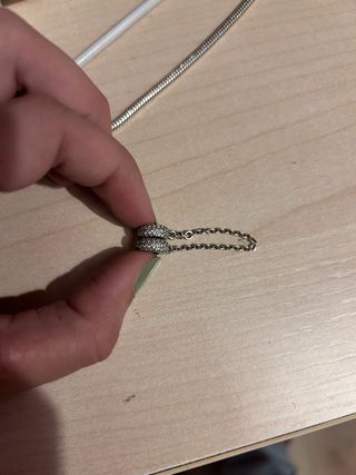 Cadena de seguridad Pandora plata