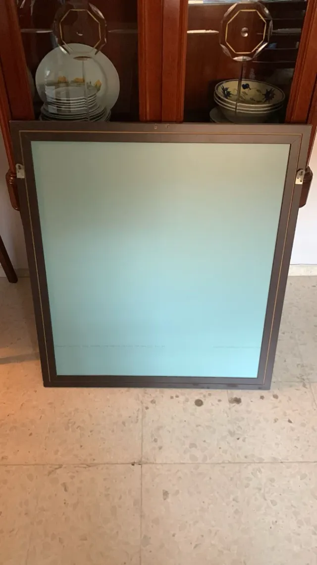 Espejo moderno madera y cristal