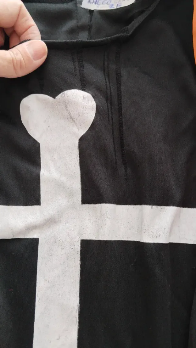 Disfraz Brujo Naranja y Negro