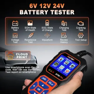 Comprobador Batería Acclope BT60 Pro 6V/12V/24V