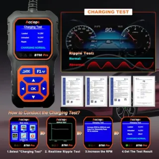 Comprobador Batería Acclope BT60 Pro 6V/12V/24V