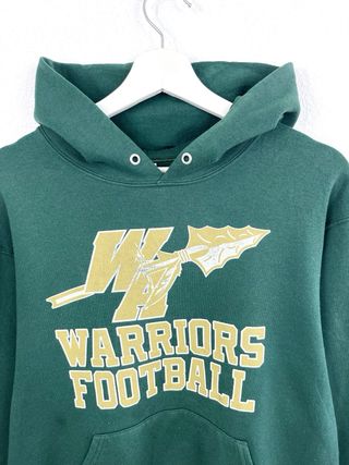 Sudadera Hoodie USA Retro Warriors Football Y2K