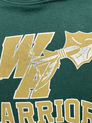 Sudadera Hoodie USA Retro Warriors Football Y2K
