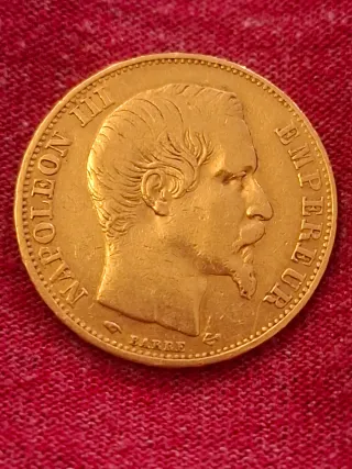 MONEDA ORO 20 FRANCOS