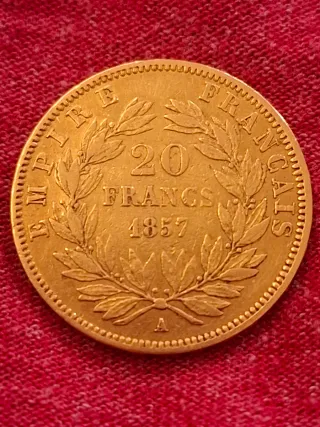 MONEDA ORO 20 FRANCOS