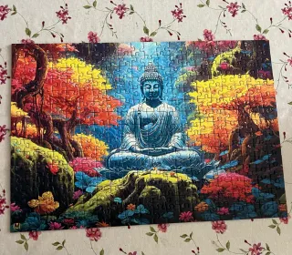 Puzzle Buda Zen Naturaleza Vibrante