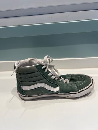 Zapatillas Vans Altas Verdes Talla 36