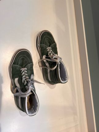 Zapatillas Vans Altas Verdes Talla 36