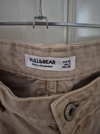 Pantalón vaquero Pull&Bear camel M/38