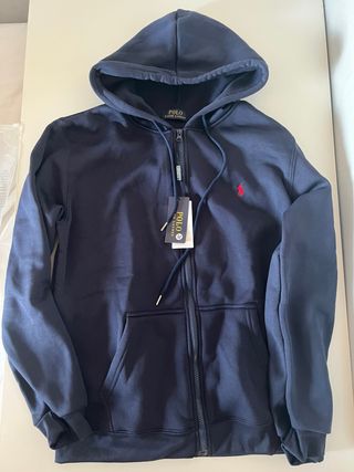 Sudadera Polo Ralph Lauren Azul con Cremallera