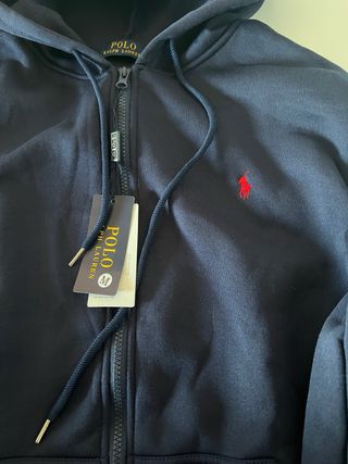Sudadera Polo Ralph Lauren Azul con Cremallera