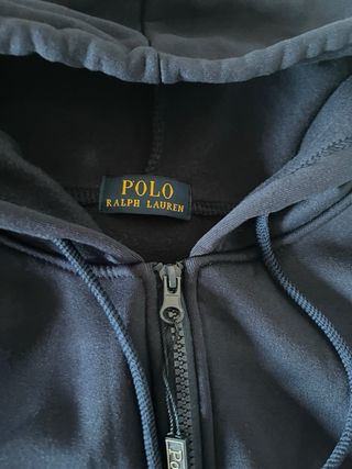 Sudadera Polo Ralph Lauren Azul con Cremallera