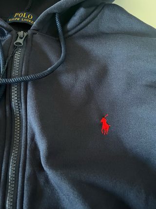 Sudadera Polo Ralph Lauren Azul con Cremallera