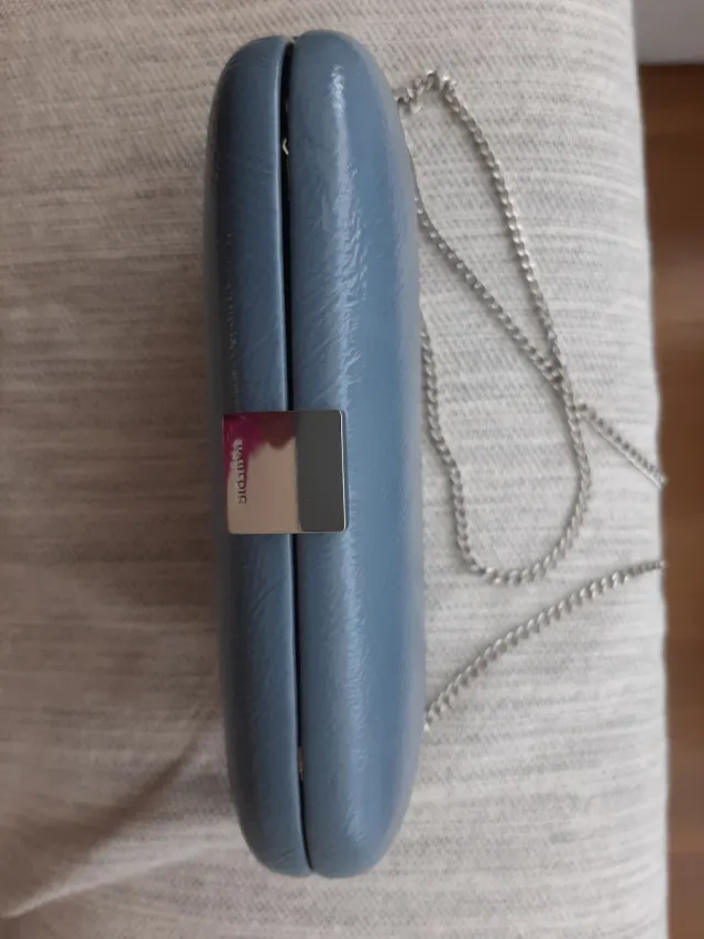 Bolso de mano azul