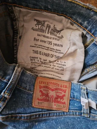 Jeans Levi's vintage mod 511 Blu/azzurro W29L32
 