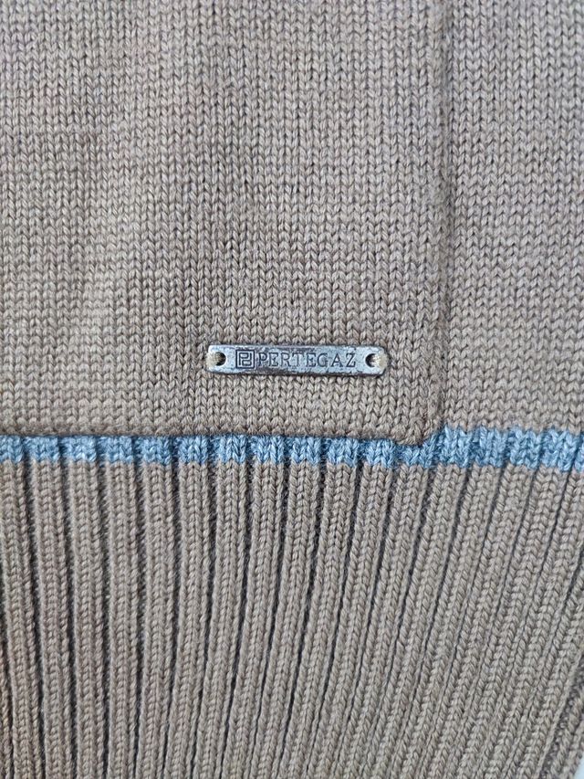 Pertegaz/ Cárdigan abotonado color tostado 52