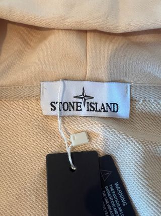 Sudadera Stone Island Beige con Capucha