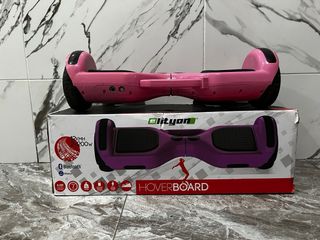 Hoverboard rosa con luces LED