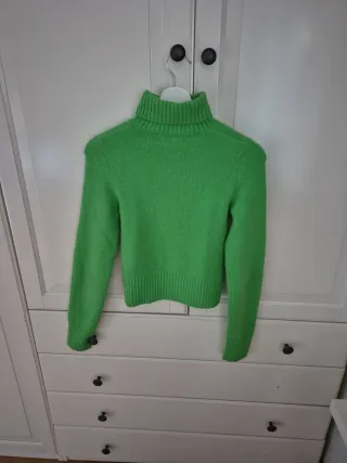 Jersey cuello alto verde