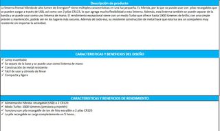 Linterna Frontal Energizer Hybrid 1000 LM NUEVA