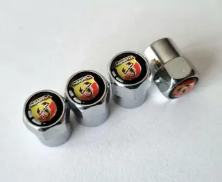 Abarth 4 Tapones de Neumáticos Llantas Ruedas 