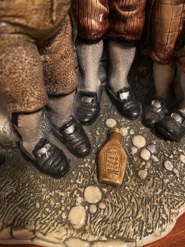 Figura Trío Músicos Violín naturcraft englandEngla